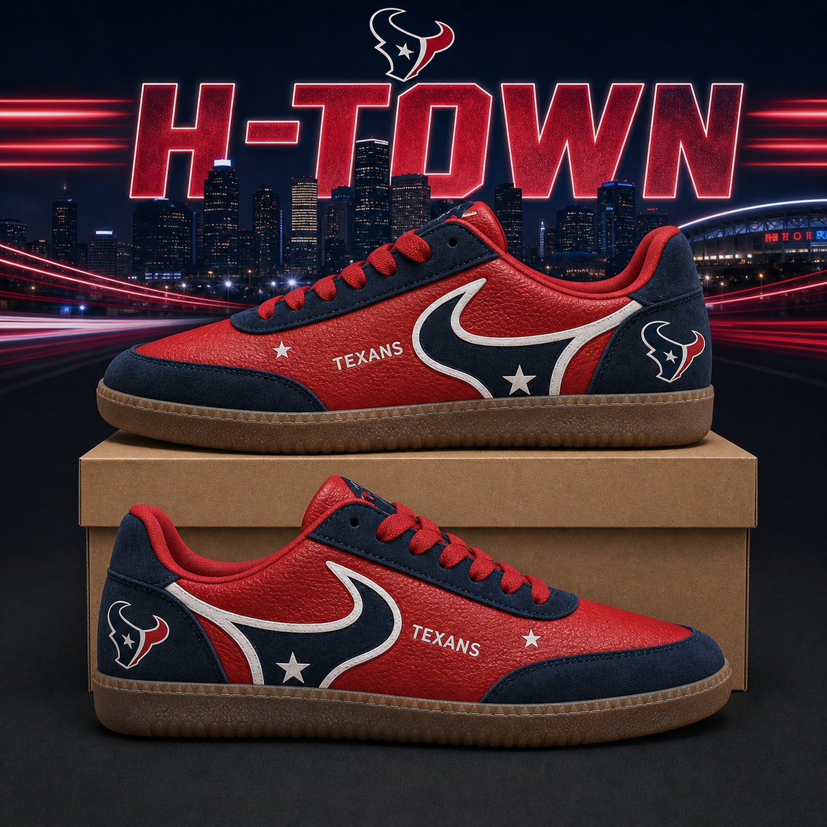 Limited Edition Houston Texans Rivalries 2026 Shoes v4