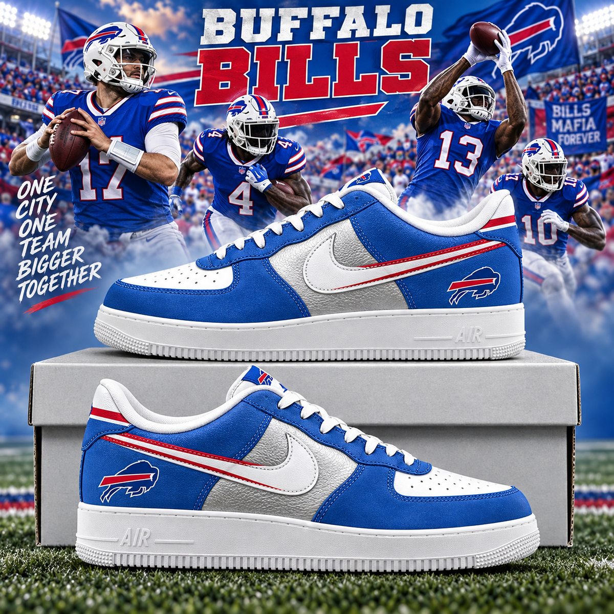 Buffalo Bills 2026 Limited Edition Air Force One Sneakers