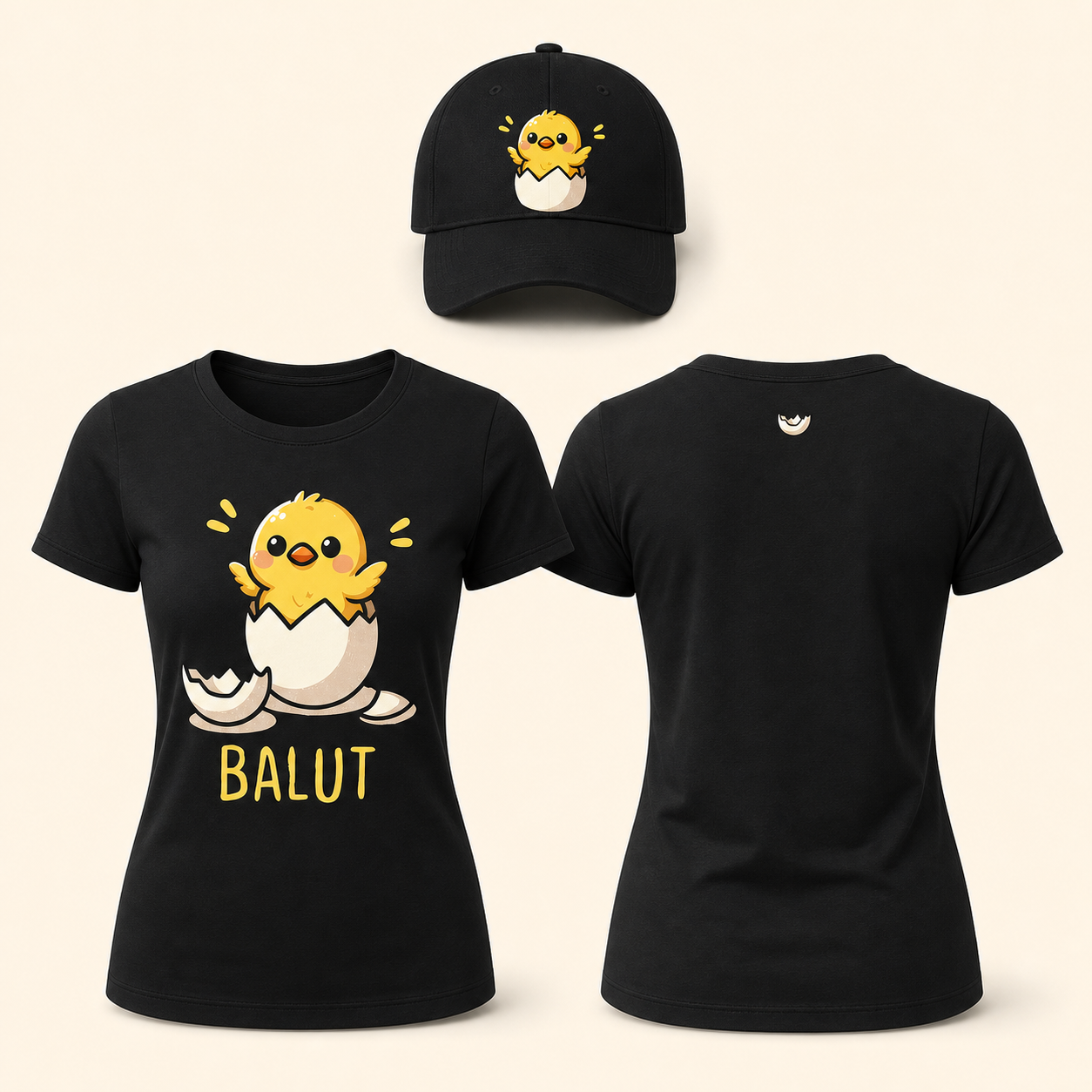 Women’s Balut Hatching Chick Graphic T-Shirt