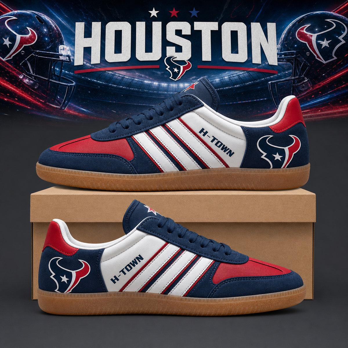 Limited Edition Houston Texans Rivalries 2026 Shoes v2