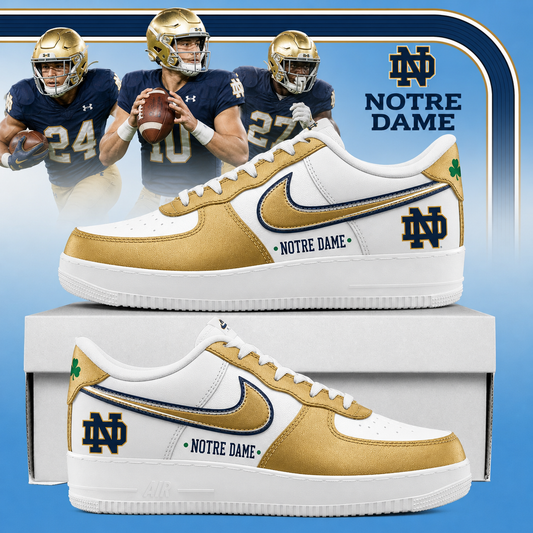 Notre Dame Fighting Irish Football Leprechaun Limited Edition AF1 Sneaker