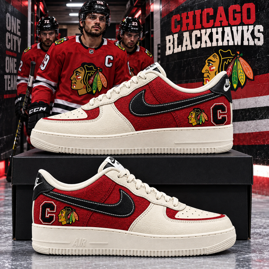 Chicago Blackhawks 2026 Limited Edition Air Force One Sneakers