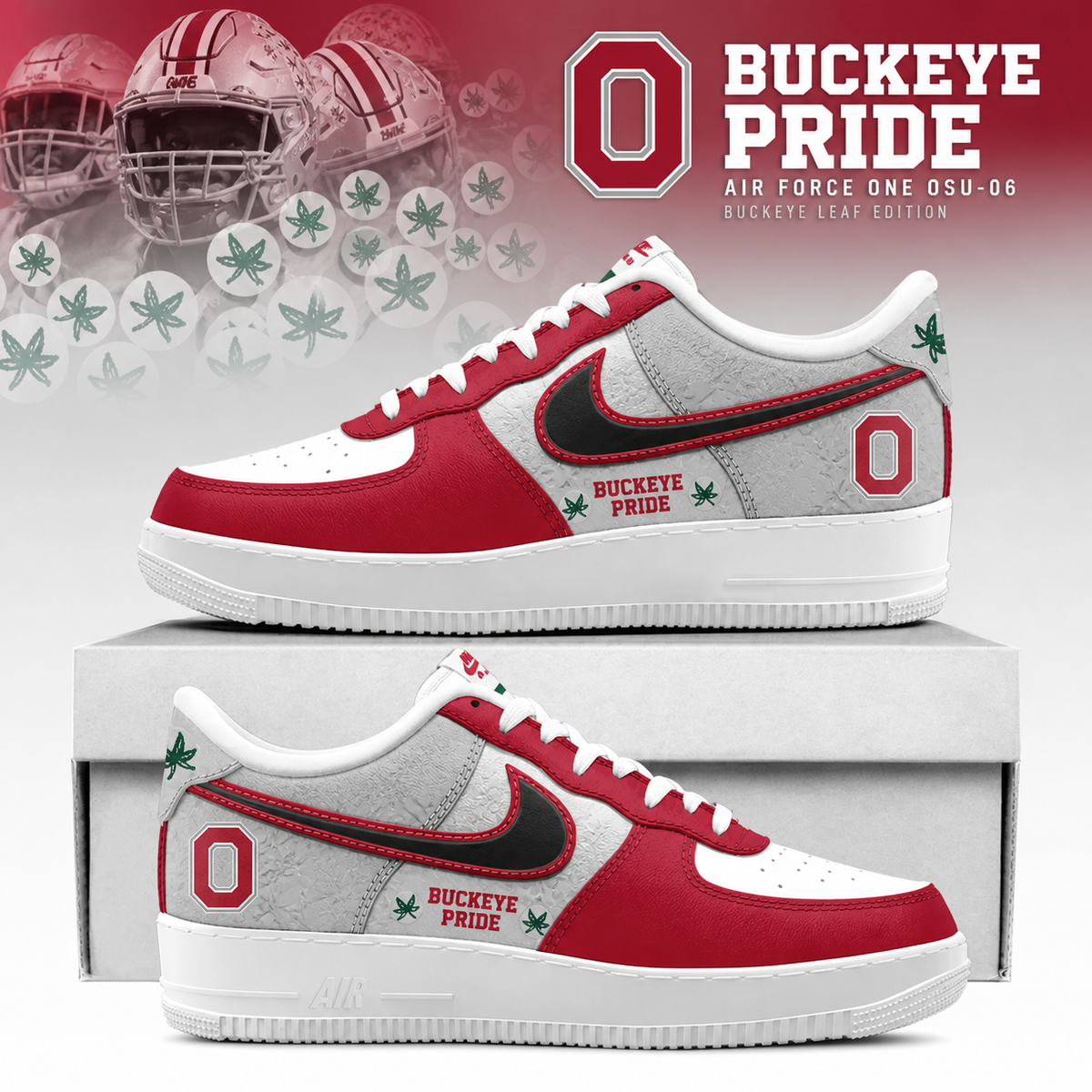 Ohio State Football 2026 Limited Edition AF1 Sneakers
