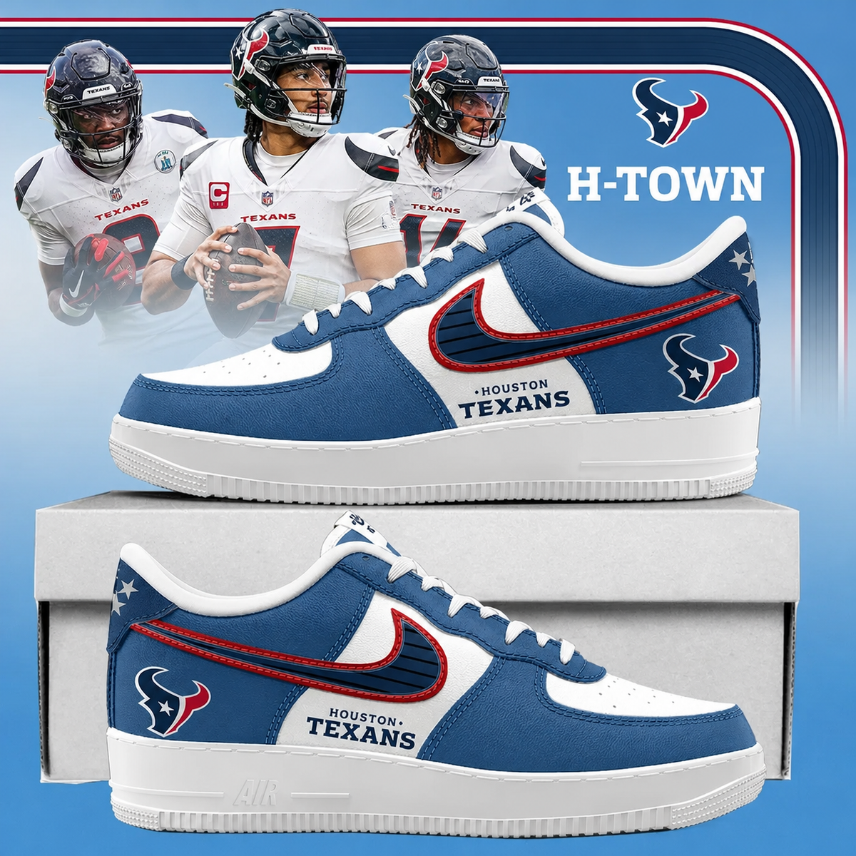 Limited Edition Houston Texans Rivalries 2026 Shoes