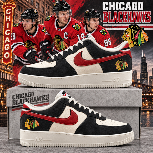 Chicago Blackhawks 2026 Limited Edition Air Force One Sneakers