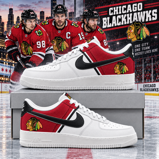 Chicago Blackhawks 2026 Limited Edition Air Force One Sneakers