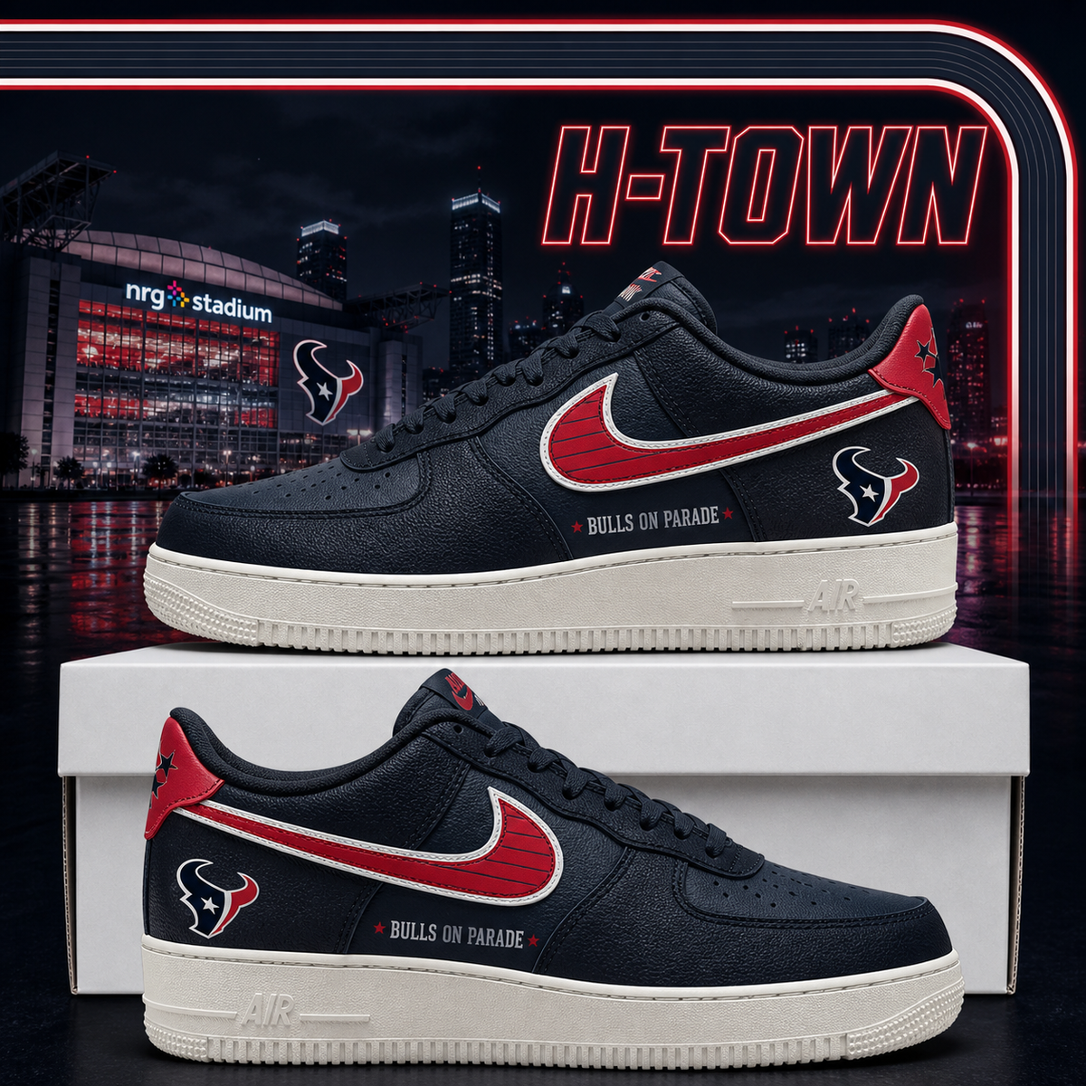 Limited Edition Houston Texans Rivalries 2026 Shoes