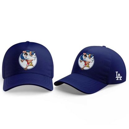 . LA Dodgers Straw Hats ONE PIECE Night Limited Hoodie Blue