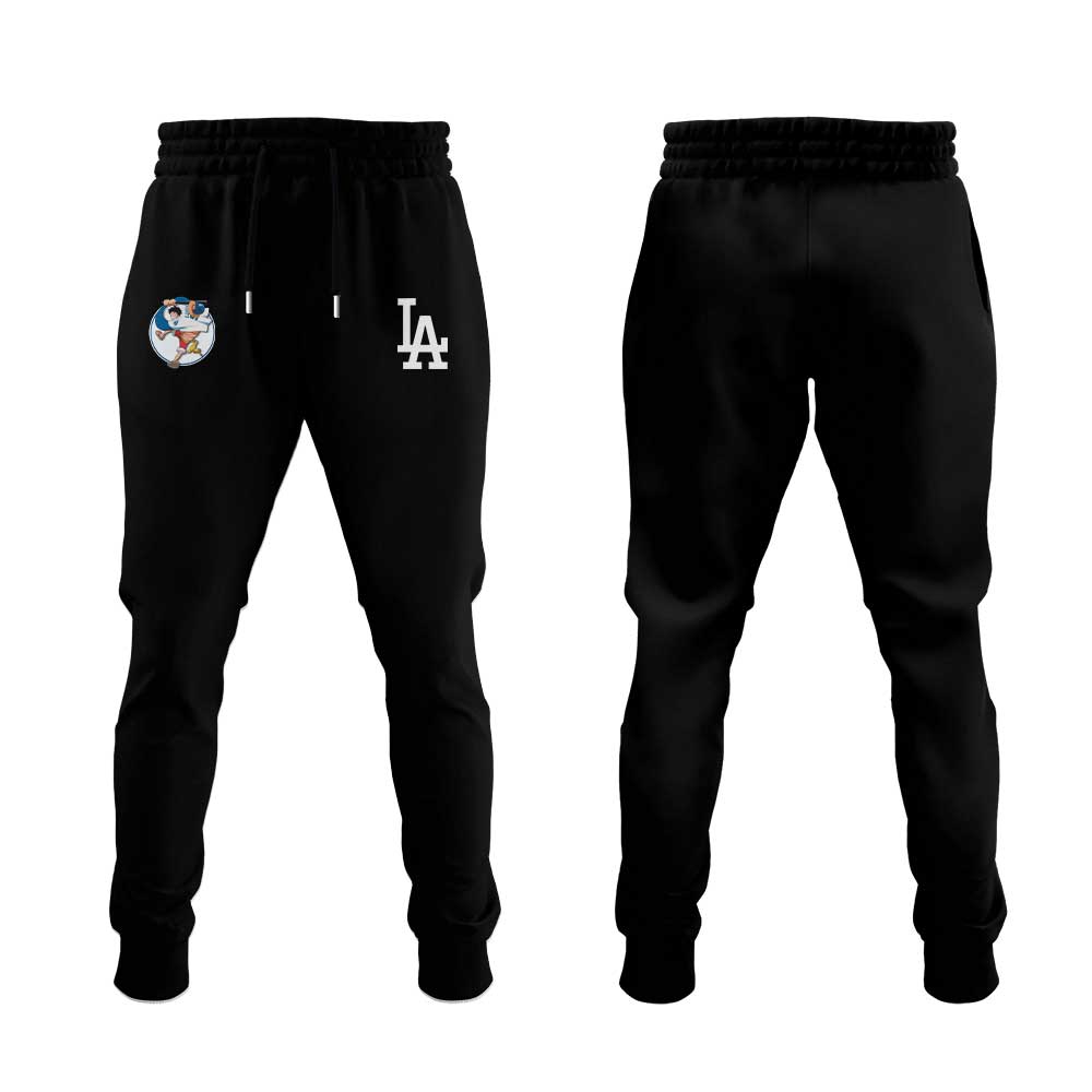 . LA Dodgers Straw Hats ONE PIECE Night Limited Hoodie Blue