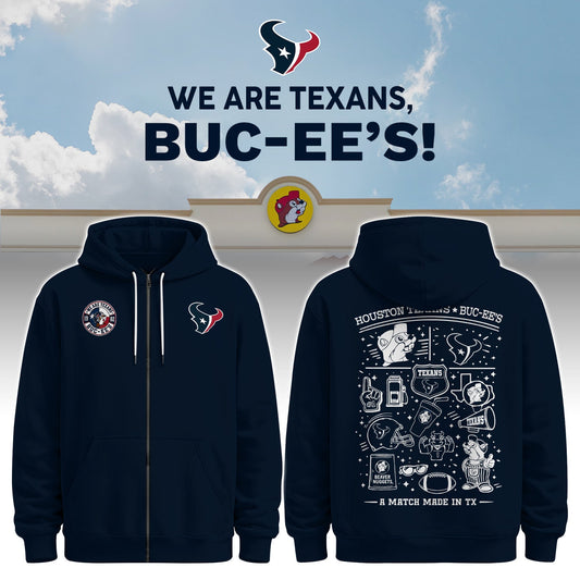 Houston Texans x Buc-ee's We Are Texans Zip Hoodie